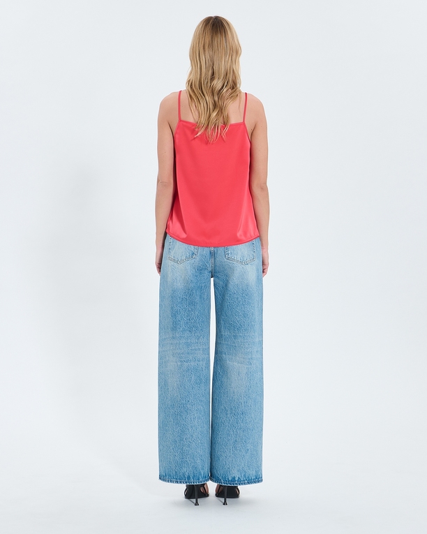 Top Tailaya Top col V corail ZAPA
