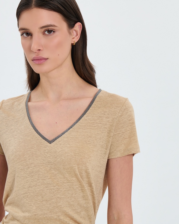 Top Tasmanie Top jersey beige ZAPA