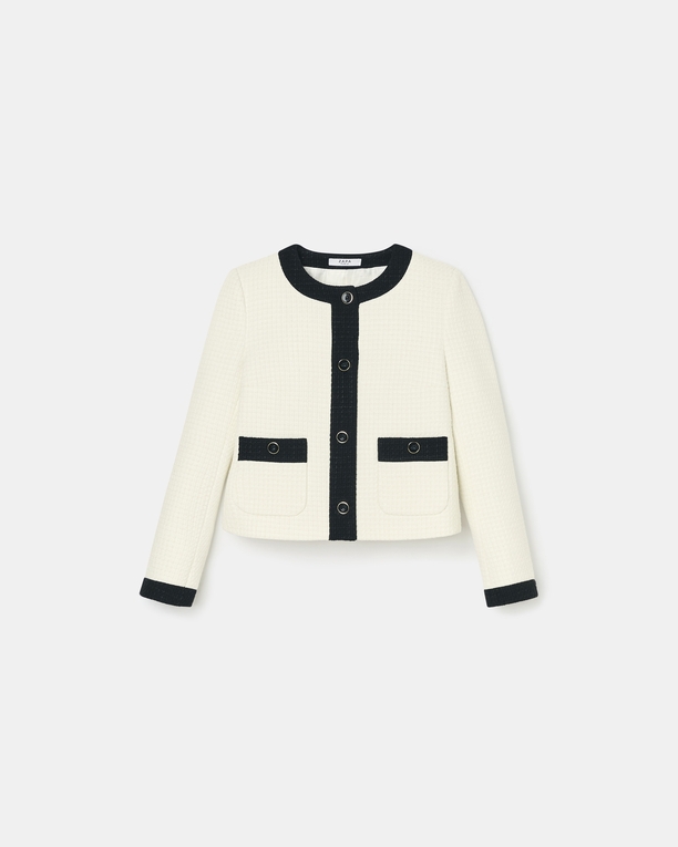 Veste Valse Veste en tweed écrue ZAPA
