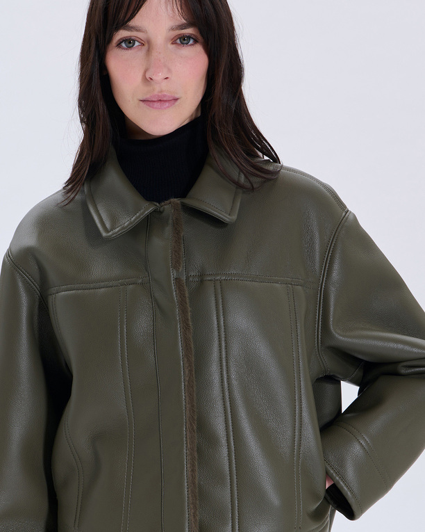 Veste Monge Veste réversible kaki ZAPA
