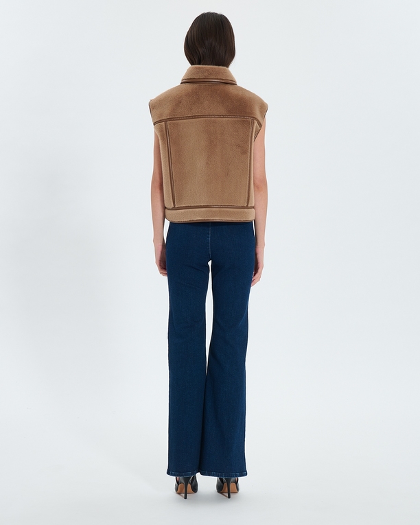 Veste Monjo Veste sans manches camel ZAPA
