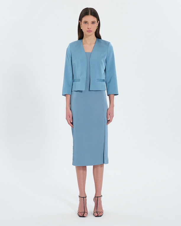 Veste Vickio Veste courte satinée bleue ZAPA