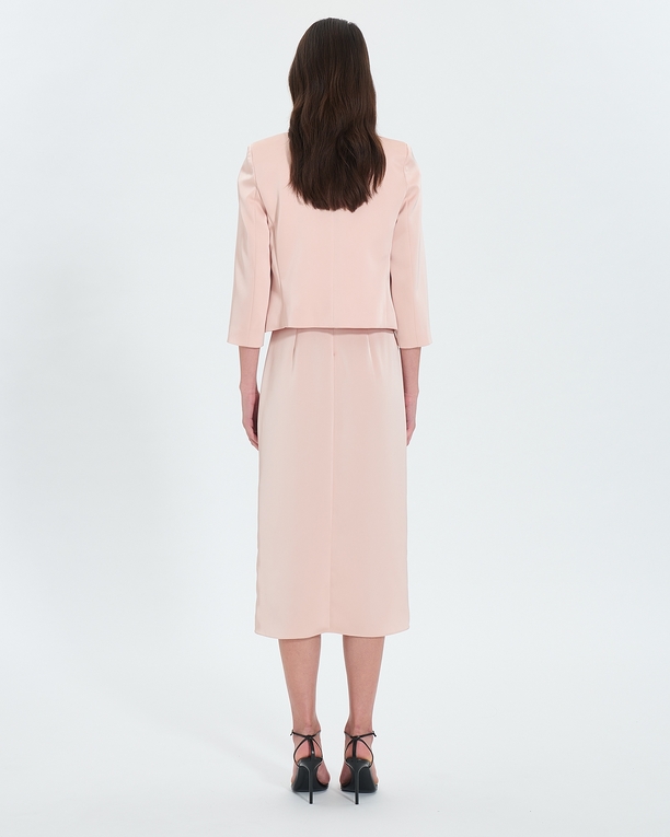 Veste Vickio Veste courte satinée nude ZAPA