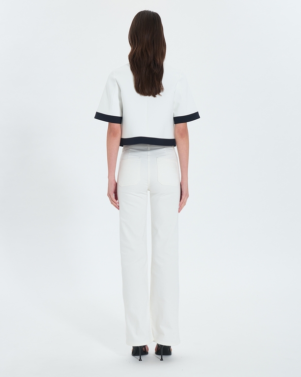 Chemise Vanilla Chemise courte bicolore ZAPA