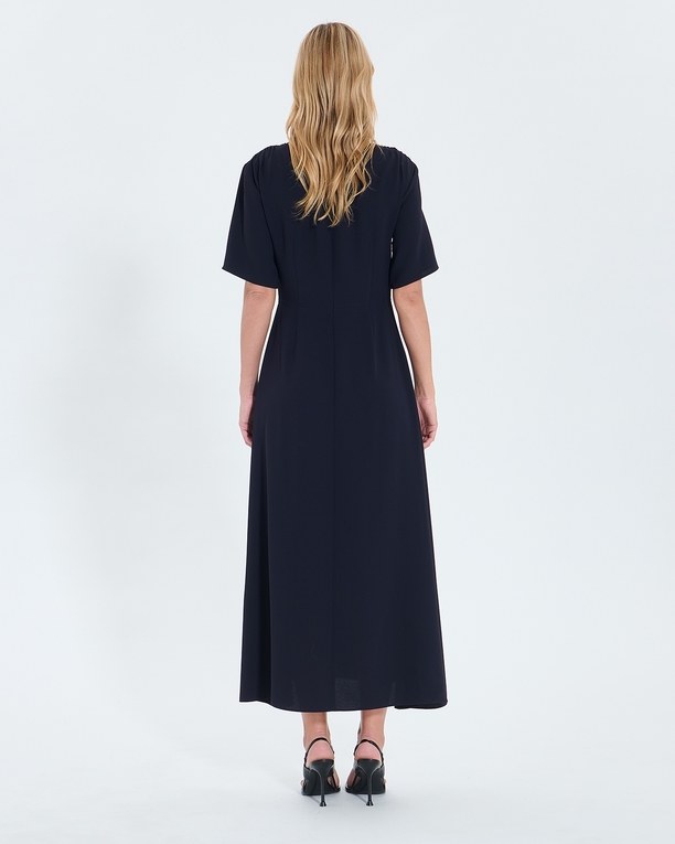 Robe Rivia Robe évasée en crêpe nocturne ZAPA