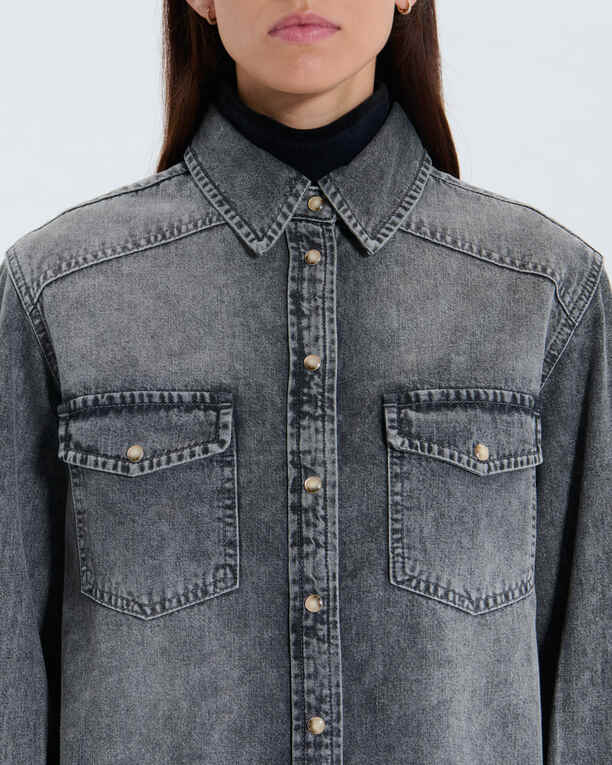 Chemise Charlotte Chemise Charlotte noire ZAPA