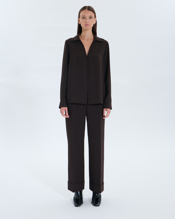 Chemise Carma Chemise Carma chocolat ZAPA