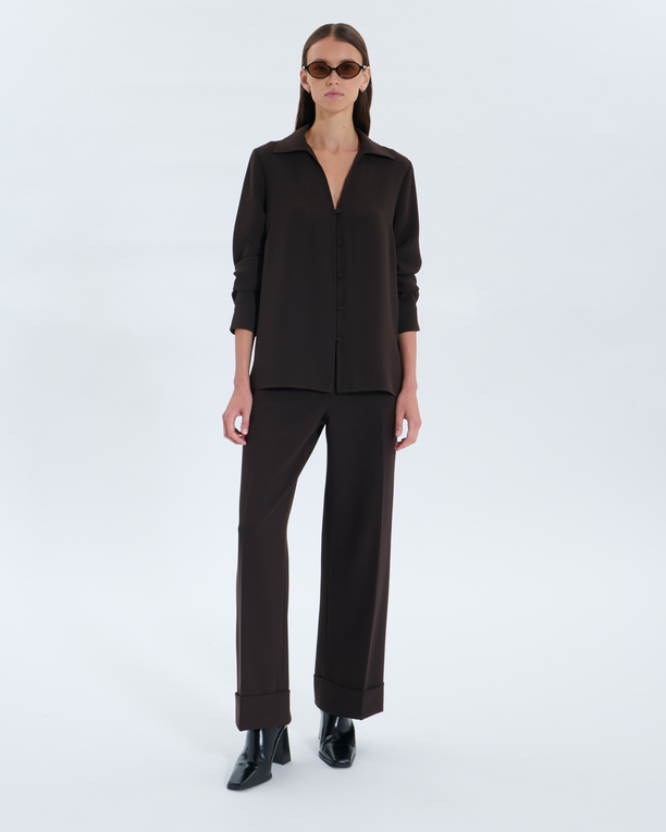 Chemise Carma Chemise Carma chocolat ZAPA