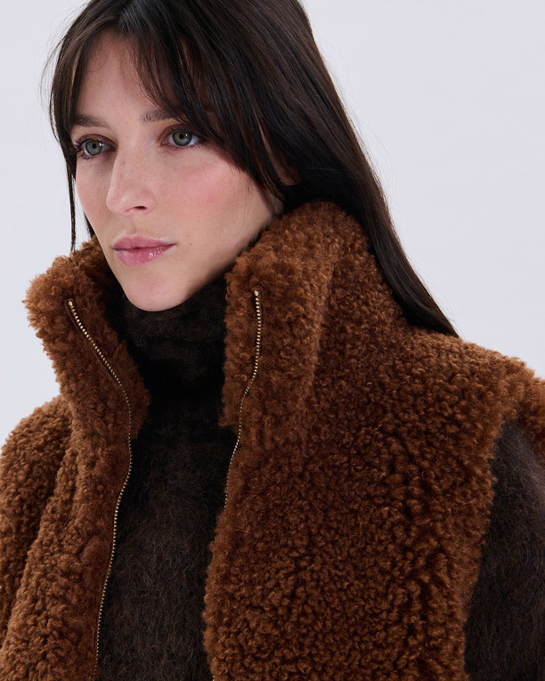 Gilet Gloria Gilet Gloria tabac ZAPA