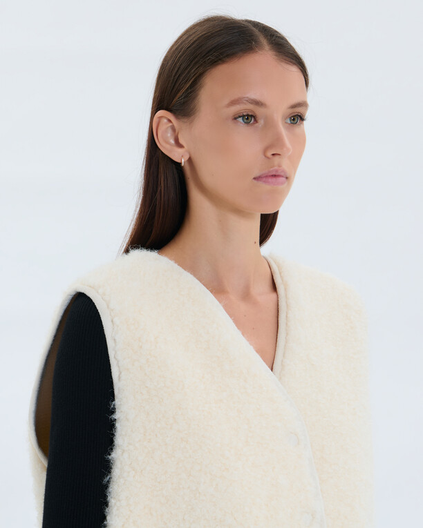 Gilet Giselle Gilet Giselle ecru ZAPA