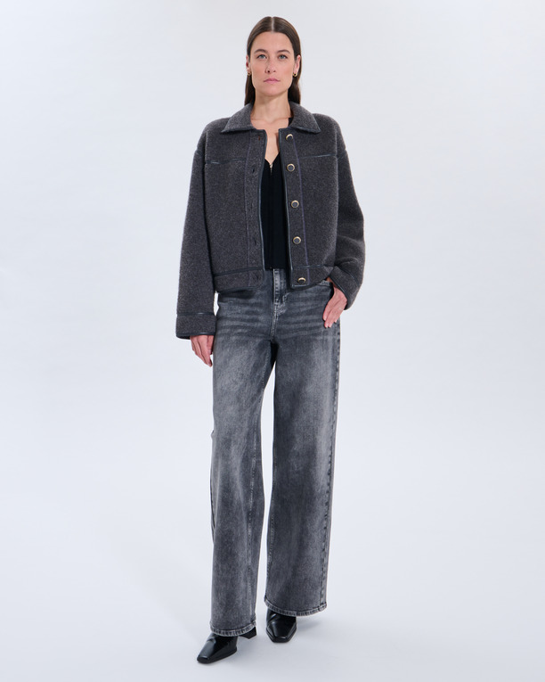 Gilet Moby Gilet Moby gris moyen chine ZAPA