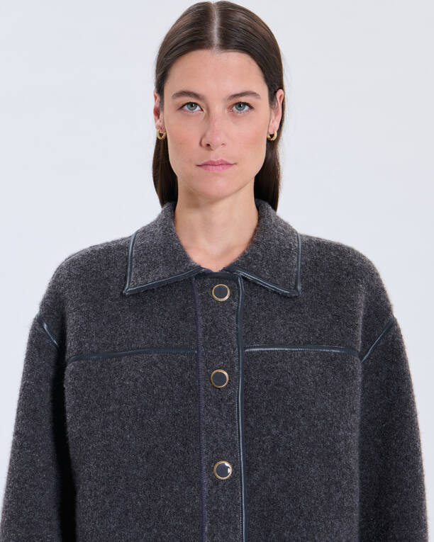 Gilet Moby Gilet Moby gris moyen chine ZAPA