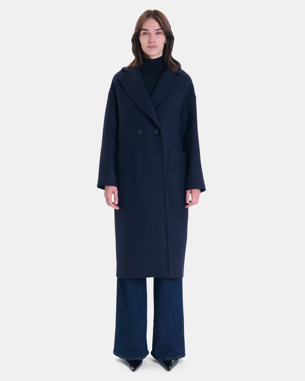Manteau Miranda Manteau long en laine mélangée nocturne ZAPA
