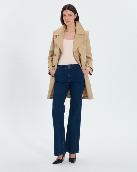 Top torride d&eacute;bardeur en maille nude zapa