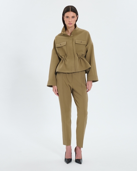 Veste vahite veste courte kaki zapa