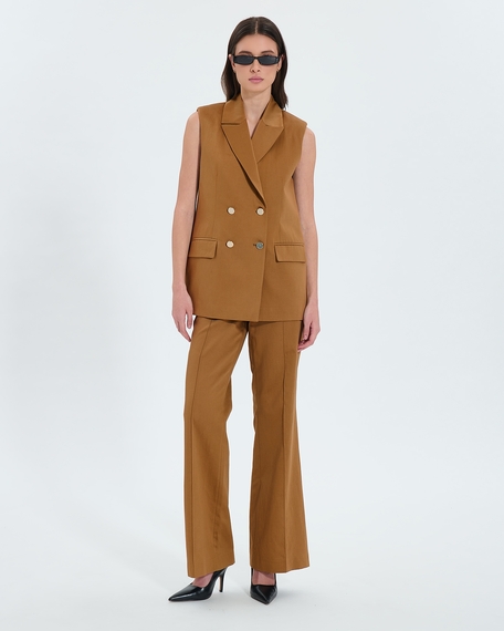 Veste vaasa veste sans manches tabac zapa