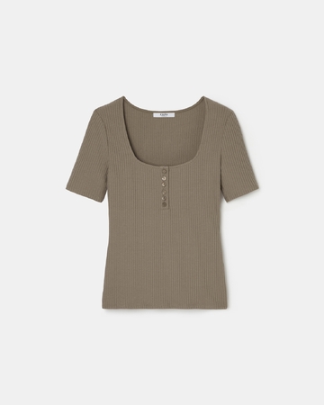 Top Toyan Top ajust&eacute; sable ZAPA