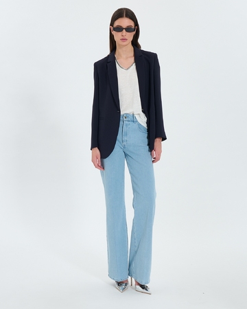 Top Tressie Tee-shirt en lin &eacute;cru ZAPA