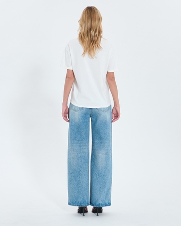 Top Taylor Tee-shirt ajusté en coton écru ZAPA