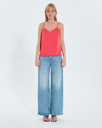Top Tailaya Top col V corail ZAPA