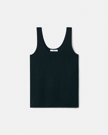 Top Nara D&eacute;bardeur paillet&eacute; noir ZAPA