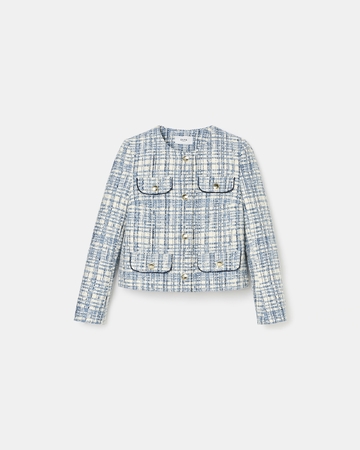 Veste Valsa Veste en tweed bleue ZAPA