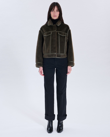 Veste Monge Veste réversible kaki ZAPA