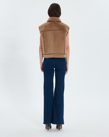 Veste Monjo Veste sans manches camel ZAPA