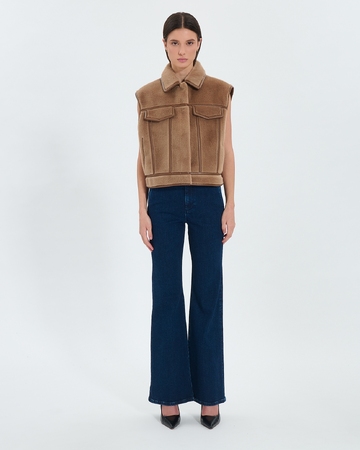 Veste Monjo Veste sans manches camel ZAPA