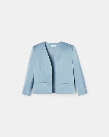 Veste Vickio Veste courte satinée bleue ZAPA