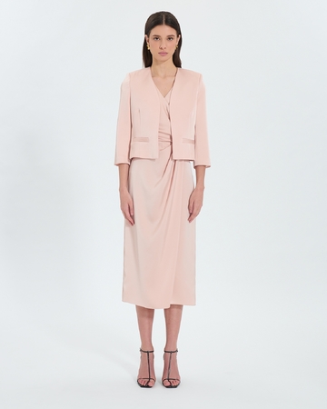 Veste Vickio Veste courte satinée nude ZAPA