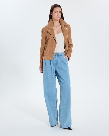 Veste Hancore Perfecto en su&egrave;de beige ZAPA