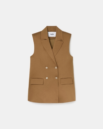 Veste Vaasa Veste sans manches tabac ZAPA