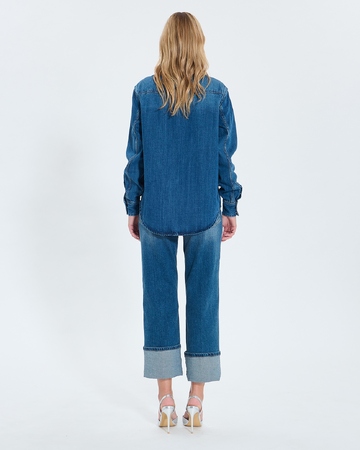 Chemise Charlotte Chemise en jean dark blue ZAPA