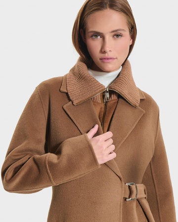 Manteau Missie Manteau Missie cannelle ZAPA