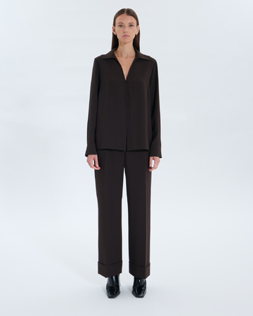 Chemise Carma Chemise Carma chocolat ZAPA
