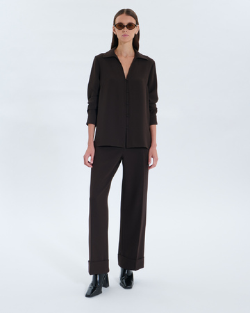 Chemise Carma Chemise Carma chocolat ZAPA