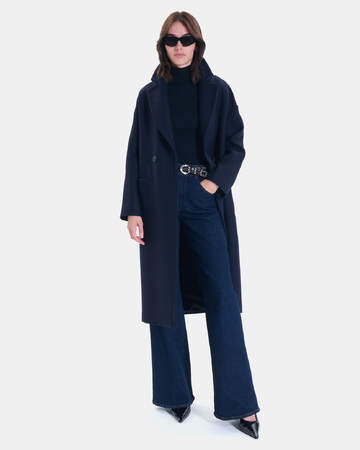 Manteau Miranda Manteau long en laine mélangée nocturne ZAPA