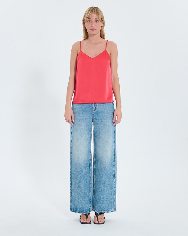 Top Tailaya Top col V corail ZAPA