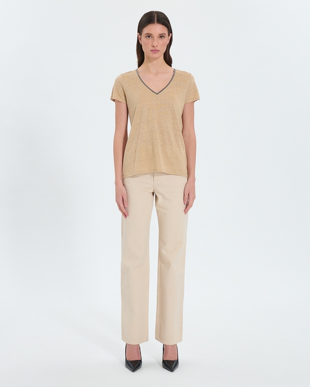 Top Tasmanie Top jersey beige ZAPA