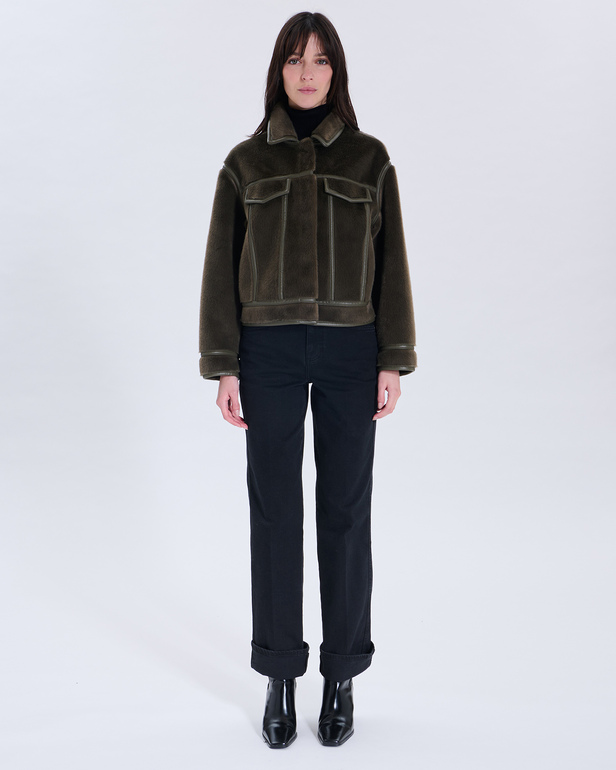 Veste Monge Veste r&eacute;versible kaki ZAPA