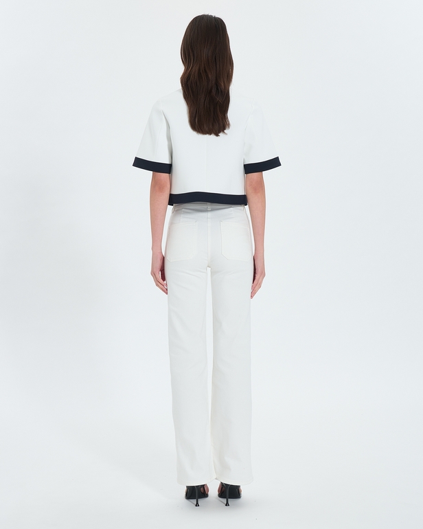 Chemise Vanilla Chemise courte bicolore ZAPA