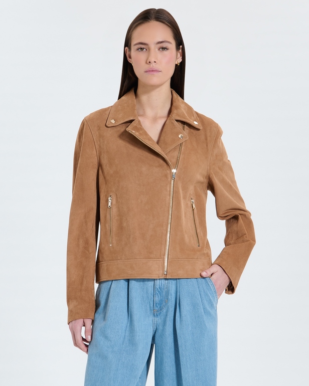 Veste Hancore Perfecto en su&egrave;de beige ZAPA