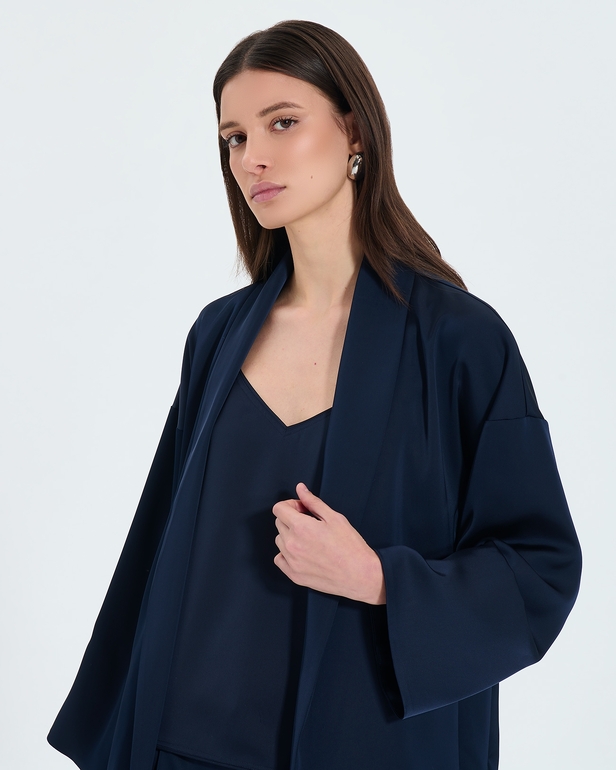 Veste Vao Veste fa&ccedil;on kimono nocturne ZAPA