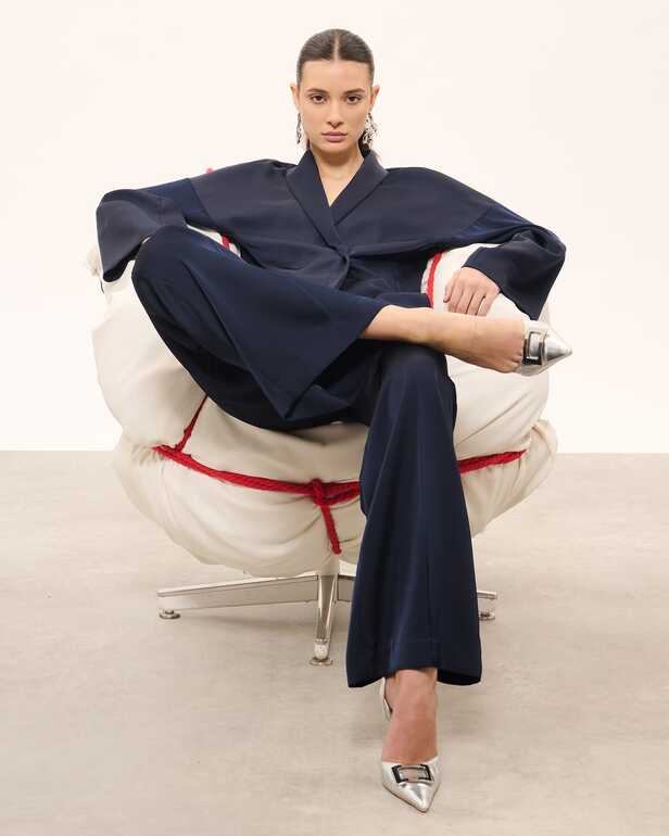 Veste Vao Veste fa&ccedil;on kimono nocturne ZAPA