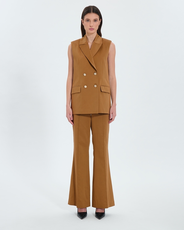 Veste Vaasa Veste sans manches tabac ZAPA