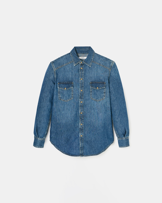 Chemise Charlotte Chemise en jean dark blue ZAPA