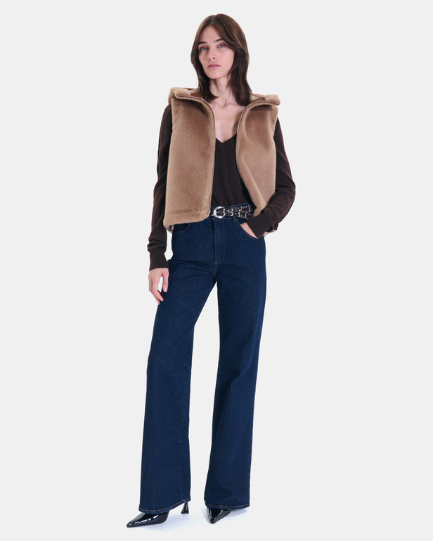 Gilet Gentab Gilet r&eacute;versible camel ZAPA