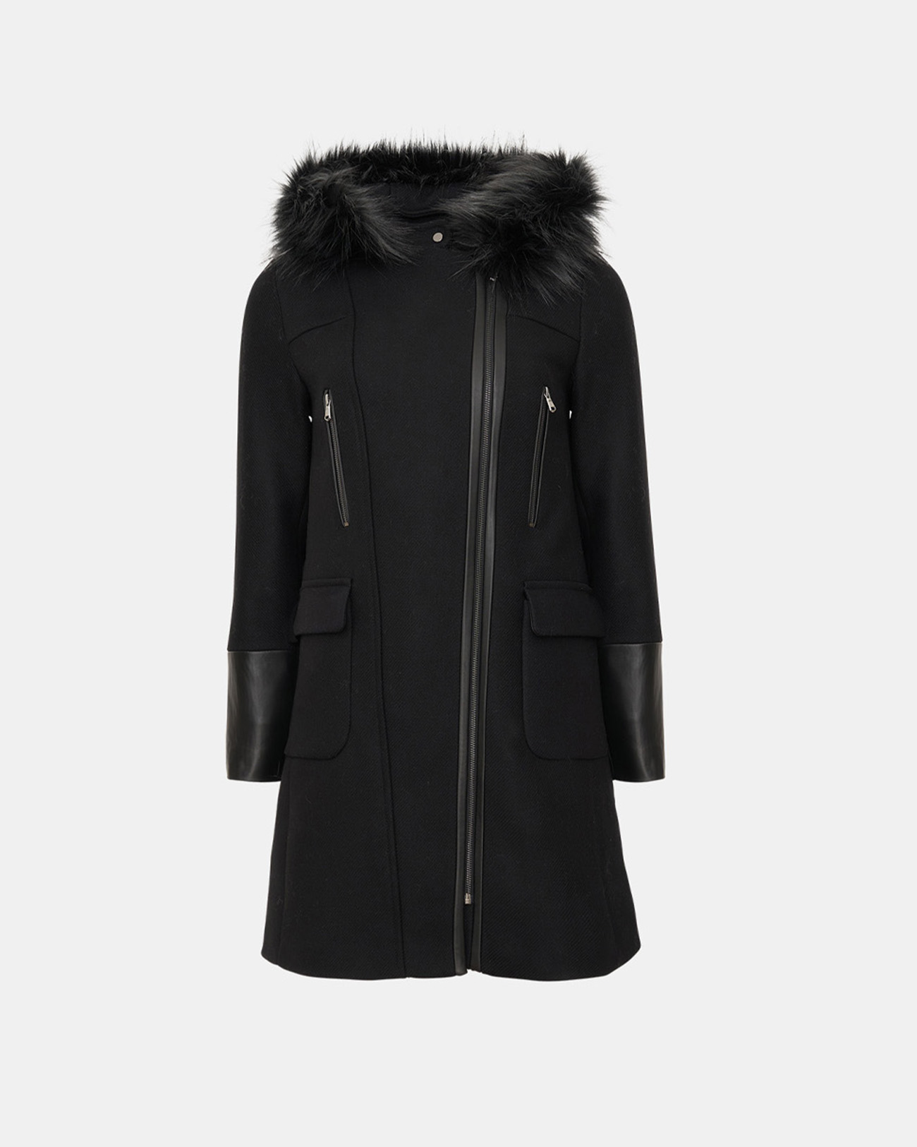 Manteau Gerson Manteau Gerson noir ZAPA