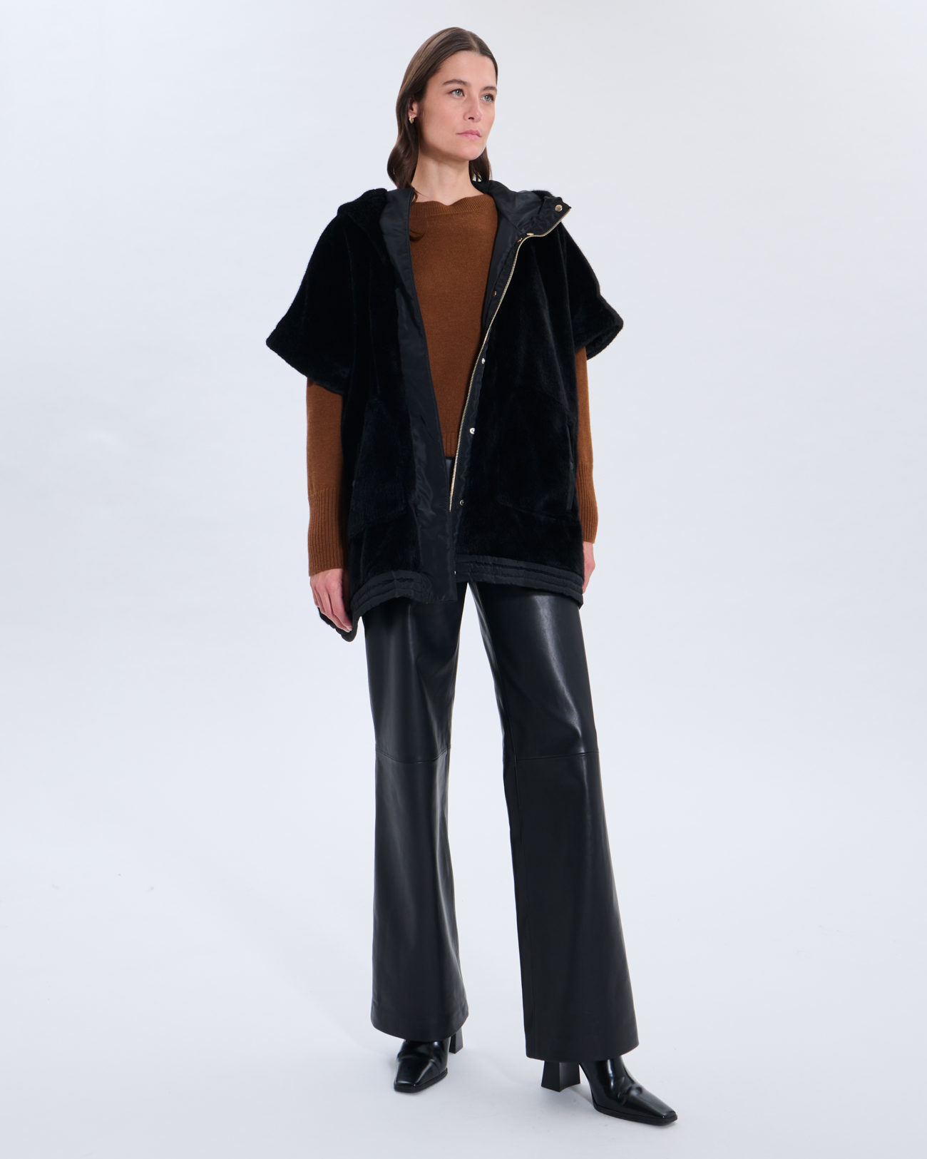Manteau Marjolaine Manteau Marjolaine noir ZAPA